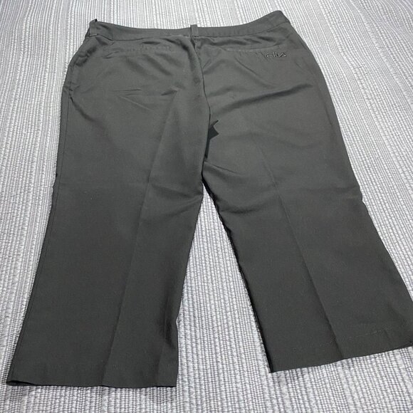 Fila Sport Golf Pants Women's Size 12 Black Quick-Dry - Picture 6 of 8